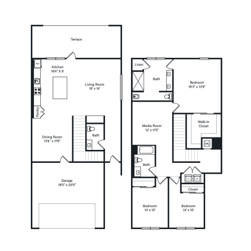 Our Apartment Floor Plans Reveal Heathrow Heathrow, FL